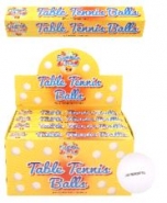 Table Tennis Balls,  6pk, 4cm